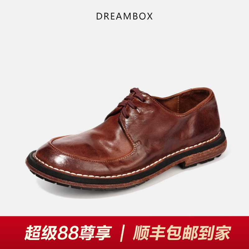 钧博男士马皮透气皮鞋图片