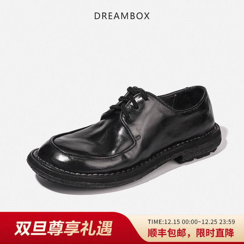 纯手工水洗马皮男士休闲皮鞋