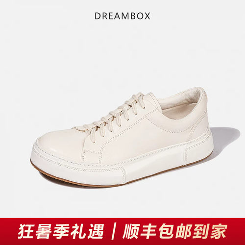 DREAMBOX马皮纯手工小白鞋