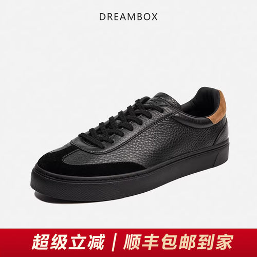 真皮平底透气轻便德训鞋