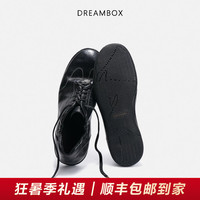 DREAMBOX钧博袋鼠皮德训鞋轻薄透气休闲板鞋2026夏季新款鞋子男女