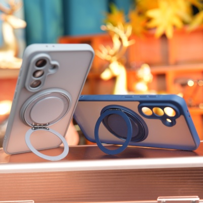 360度旋转折叠支架三星a56手机壳