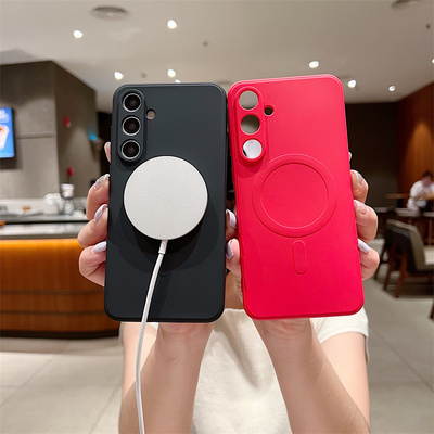 三星s25ultra磁吸防摔硅胶手机壳