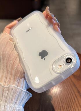 大波浪感/8p软壳/创意用于7p立体可爱新款女生手高级88plus适牌7S/7机壳iPhone7男苹果6Splus潮