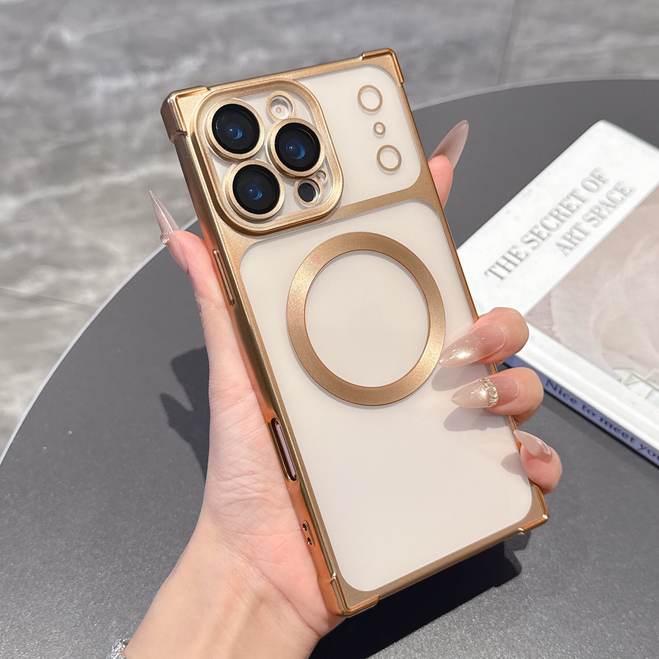 适用iPhone17promax手机壳苹果17pro自带镜头膜全包16pm保护套17超薄防摔透明magsafe磁吸14plus磨砂男女软壳