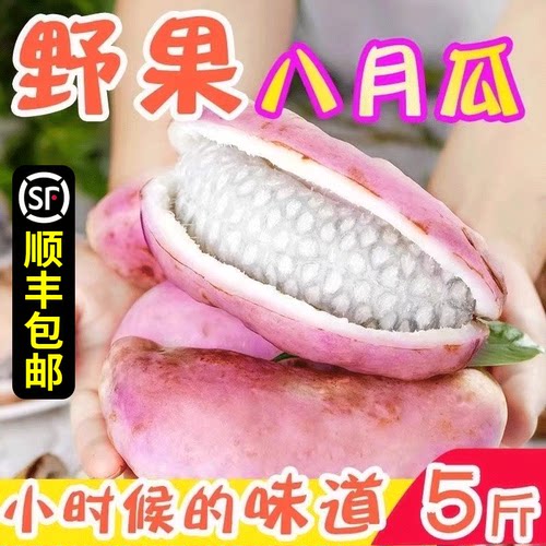八月瓜新鲜水果八月炸当季现摘香瓜罕见野香蕉甜瓜牛卵坨特产包邮