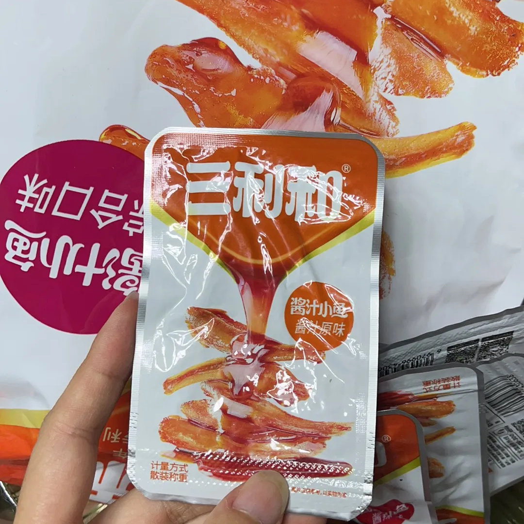 三利和鱼仔酱汁糖醋味深海鱼仔香辣味泡椒即食零食