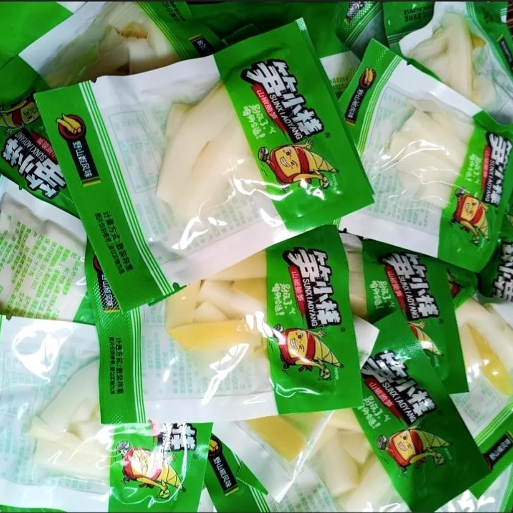 泡椒脆笋新鲜山椒竹笋干笋尖网红休闲零食大礼包即食品干货整箱