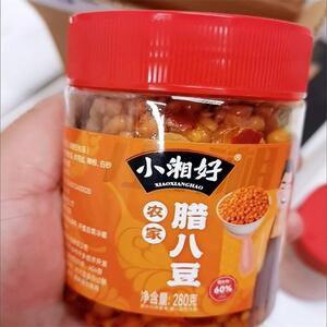 小湘好农家腊八豆湖南特产即食酱菜咸菜黄豆酱豆豉酱豆瓣酱拌饭酱
