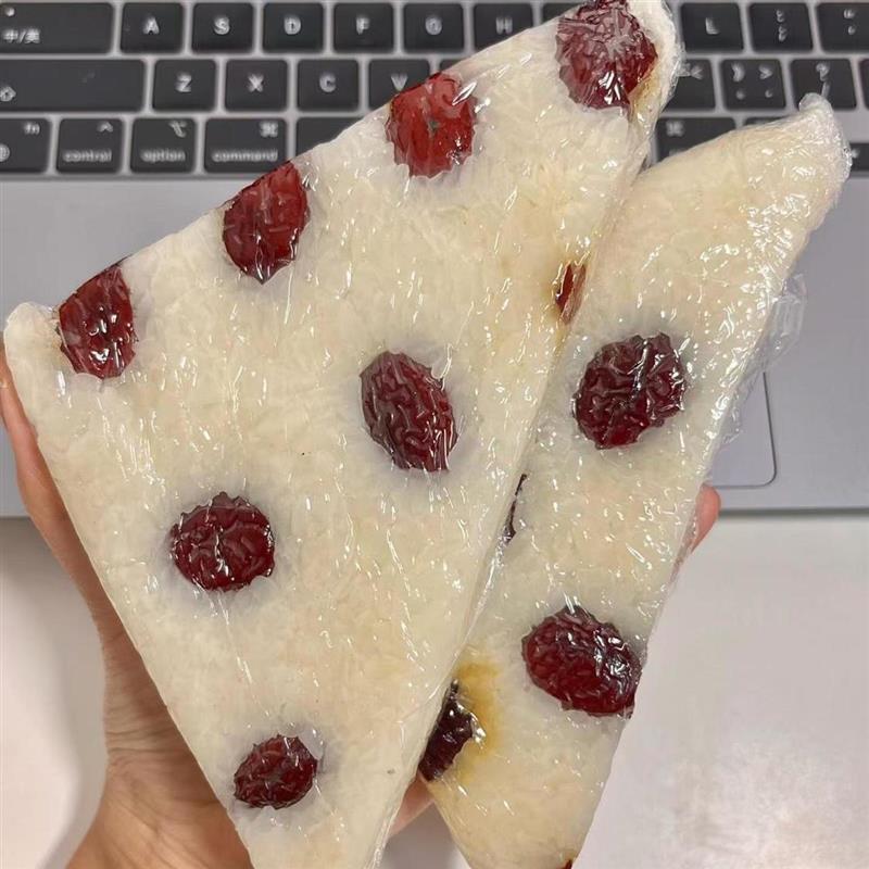 三角糯米糕红枣糯米切糕红枣切糕特产手工制作早餐速食开袋即食