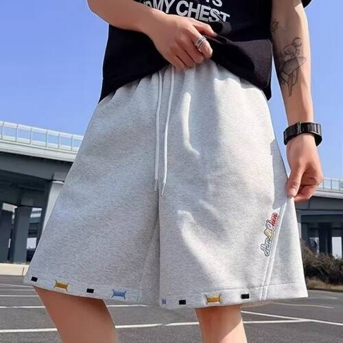 运动短裤男潮牌宽松休闲五分中裤