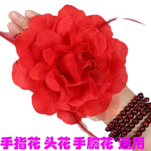 舞蹈玫瑰广场幼儿园表演手花