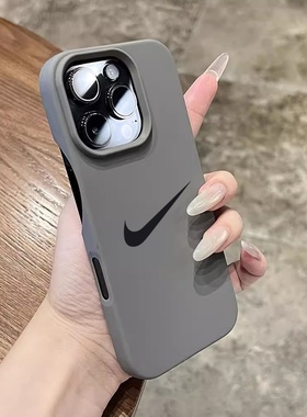 欧美适用苹果16promax手机壳高级感iPhone15pro新款17promax超薄防摔12por半包14bike男XSmax简约女13plus软