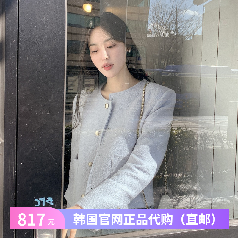 25春季高级感轻奢短外套女小个子女装reine韩国代购小香风短上衣