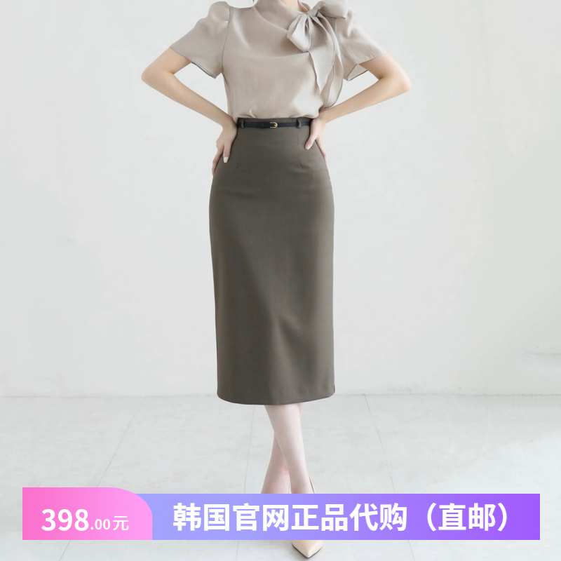 25春秋高级感通勤半身裙中长款正品韩国代购绝美气质职业西装裙子