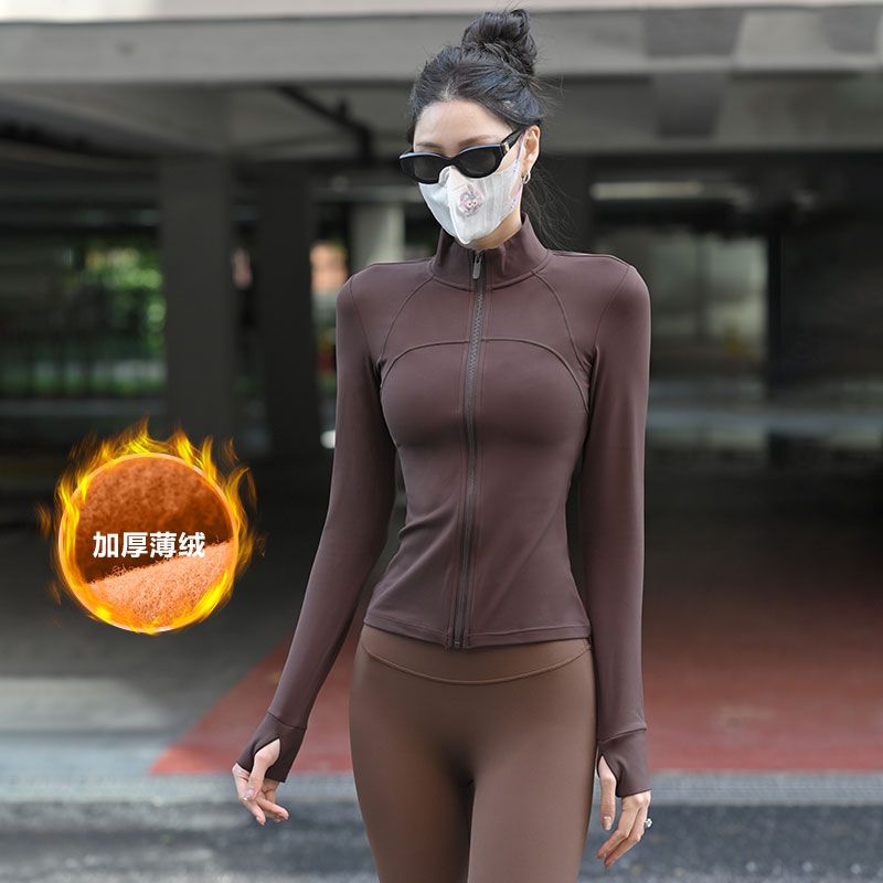 Beemen秋冬立领修身显瘦加绒外套