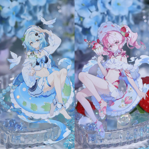 夏日冰沙 Shine六月新品人物胶带PET贝壳光日常少女手帐吧唧素材