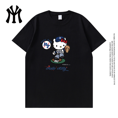 官方正品夏季情侣纯棉短袖潮流短袖男款爆款26新款T恤男女款10