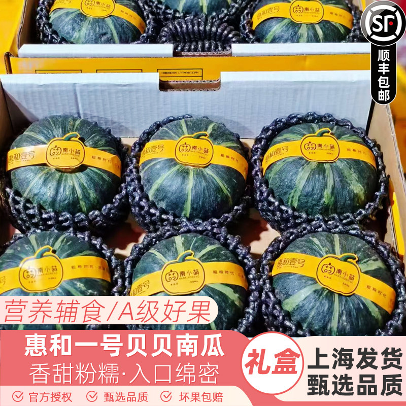 南小萌贝惠和一号贝贝小南瓜营养辅食正宗板栗南瓜当季粗粮顺丰