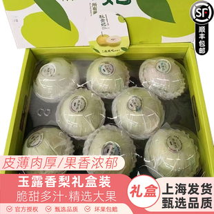 正宗隰县玉露香梨脆甜无渣时令新鲜水果梨子7斤礼盒大果顺丰包邮
