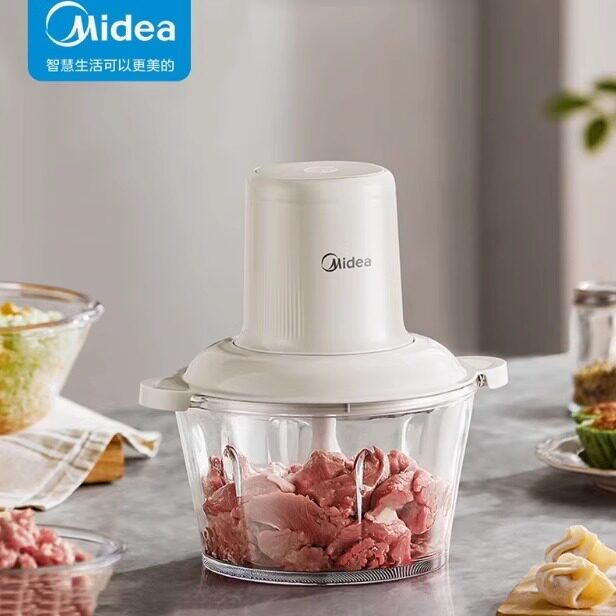美的绞肉机家用多功能蒜泥料理机