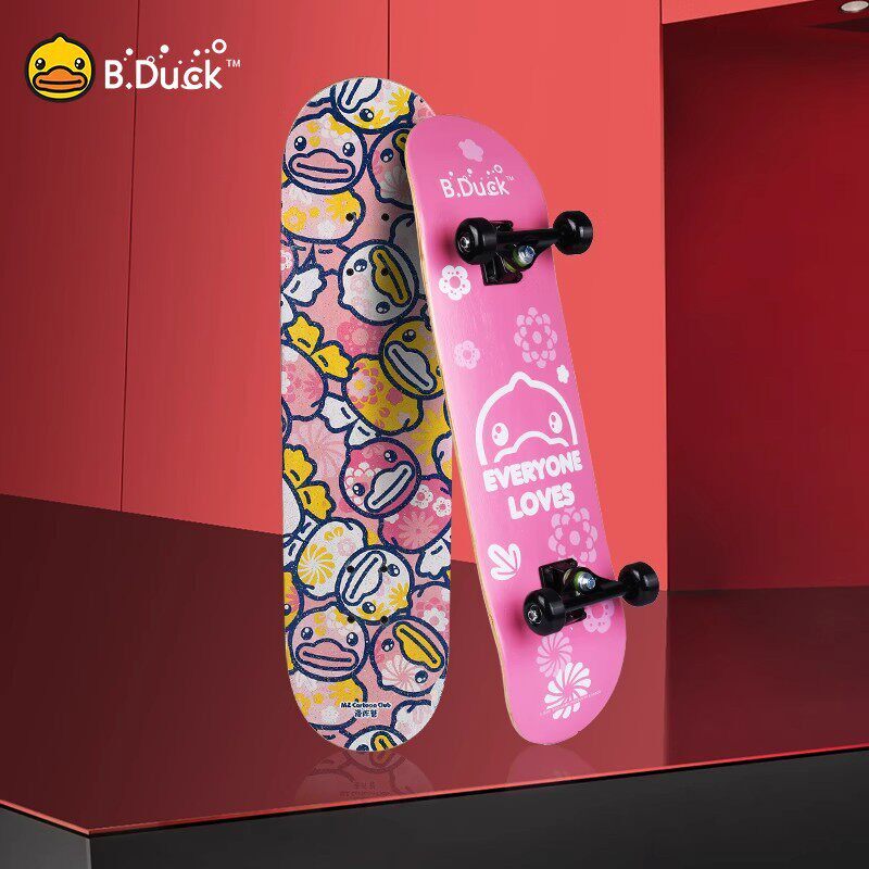 韩国儿童滑板车3到6岁初学者宝宝女孩专业长板滑板玩具双翘可转弯