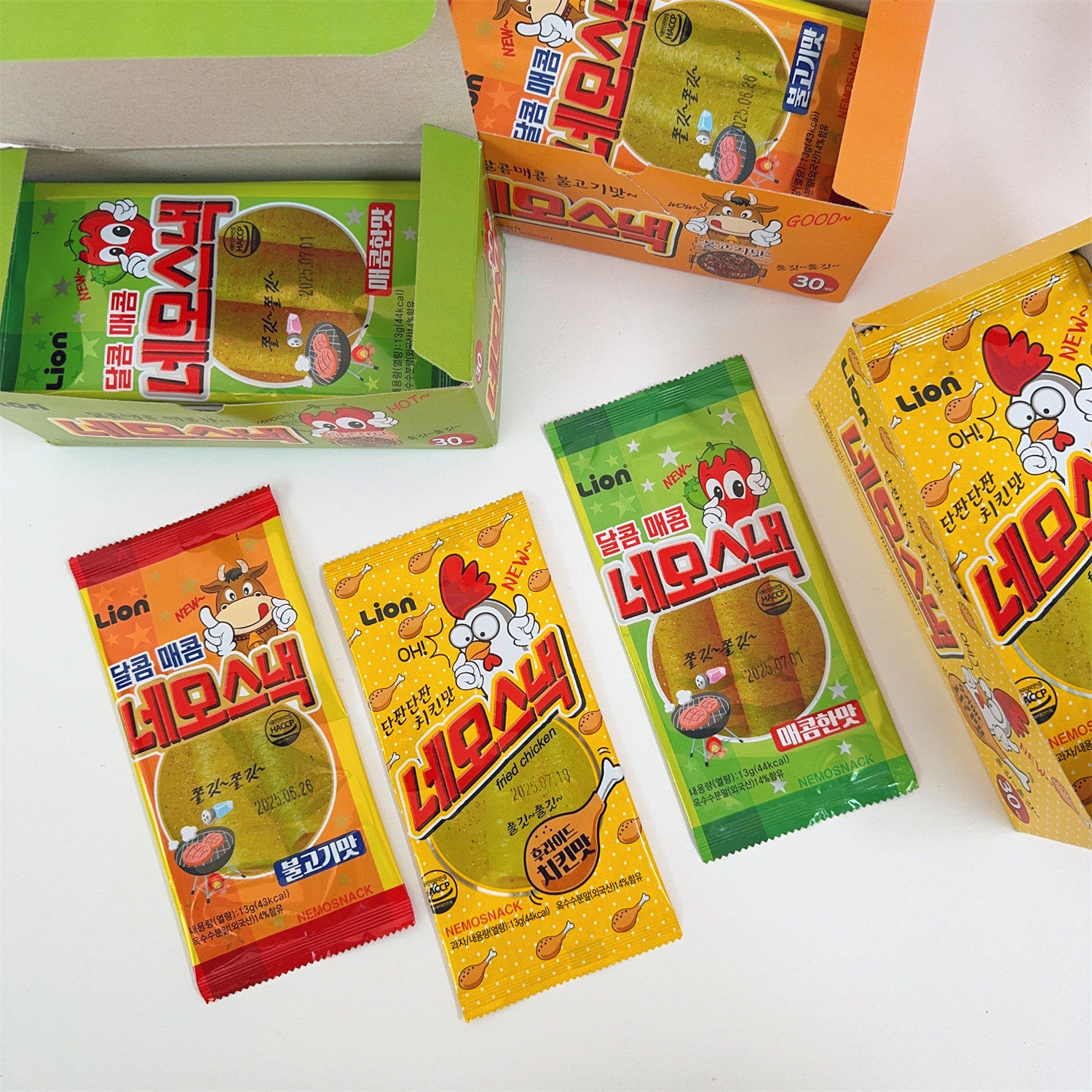 韩国进口零食 奇怪可爱小零食边伯贤演唱会伴手礼甜味小食品 辣条