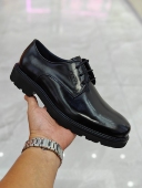 丹奴马臀皮正装 商务皮鞋 休闲轻底系带宽脚圆头婚宴会男士 费雷 鞋