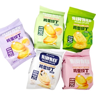 有模有样鸡蛋馍丁馍片馒头片解馋休闲办公下午茶零食酥脆馍丁小吃