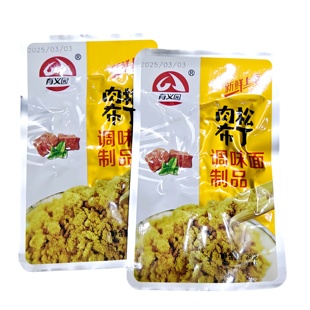 有义园肉松布丁辣条素牛肉粒解馋休闲香辣味小吃网红怀旧素面筋