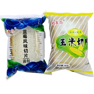 奶吉尔玉米切片吐司面包蓝莓夹心吐司面包学生营养代餐饱腹点心