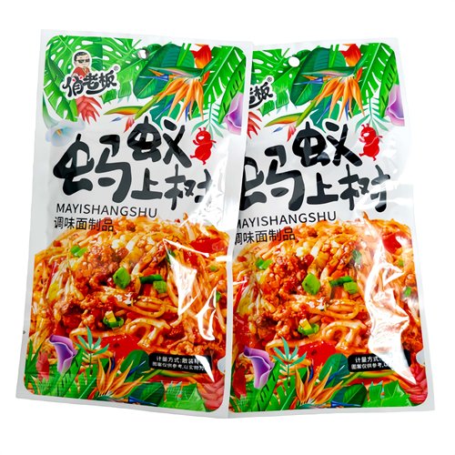 俏老板蚂蚁上树儿时辣条