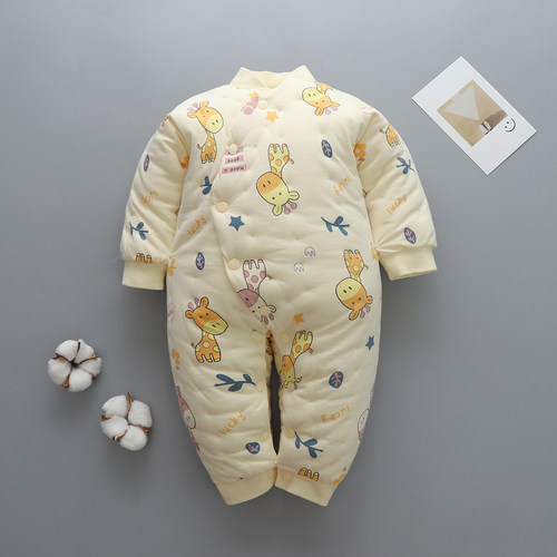 棉儿依依长爬纯棉冬季棉花手工