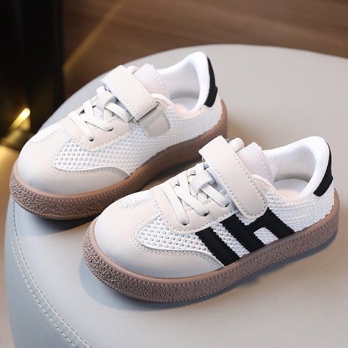 2026春夏新款韩版儿童德训鞋透气网面阿甘鞋男女童软底休闲运动鞋