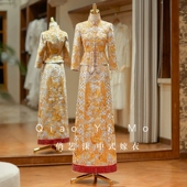 出租龙凤褂新娘2025新款 高级秀禾服褂皇中式 礼服敬酒服小个子嫁衣