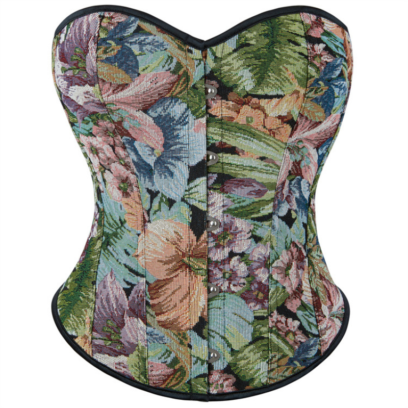 艾米丽式油画束身衣宫廷胸衣复古马甲束腰塑身鱼骨上衣corset