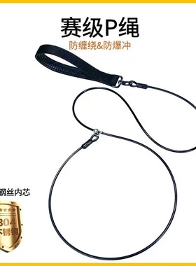 狗狗牵引绳防爆冲大狗p绳中型犬小型犬大型犬狗子p链专业训犬狗链