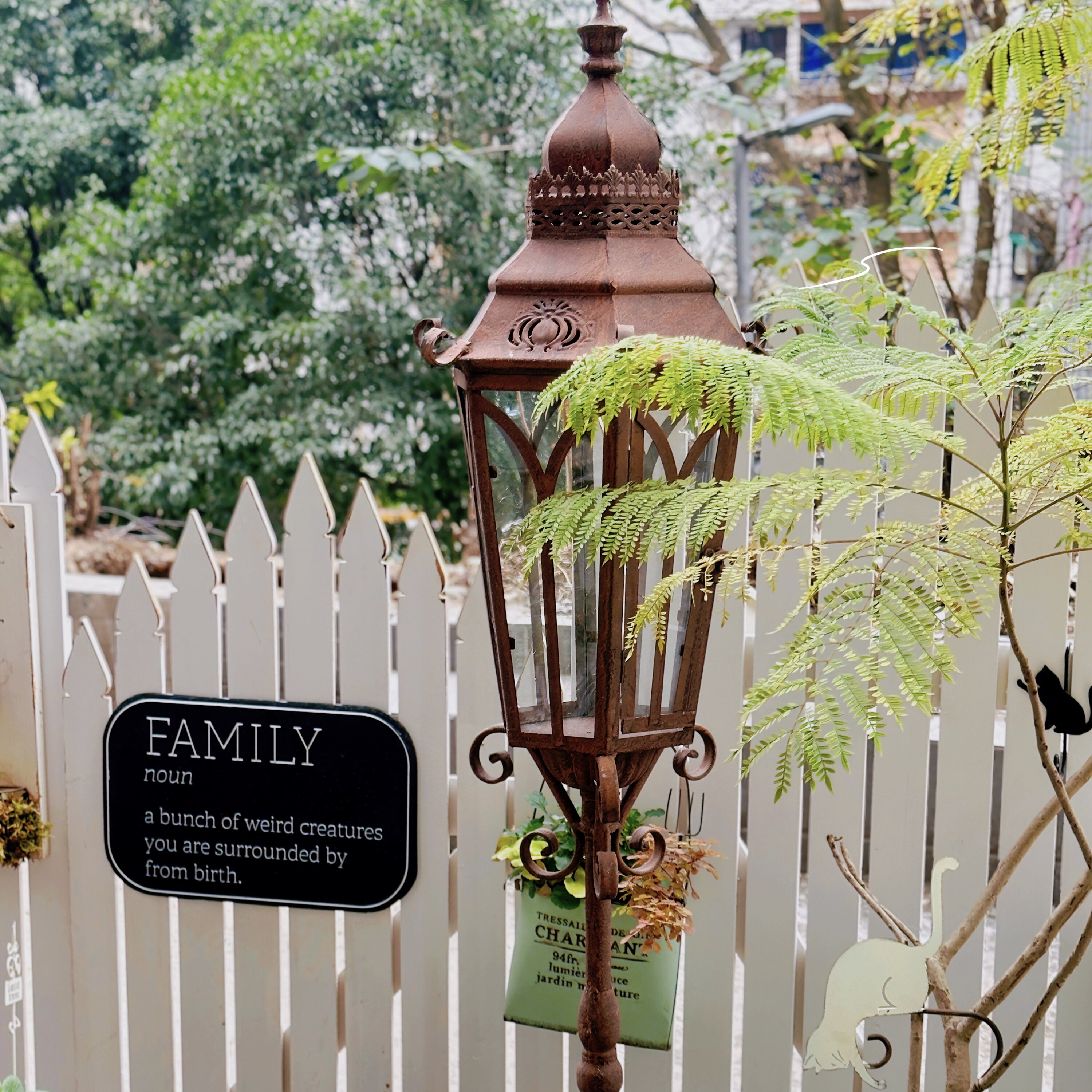 铁艺复古做旧落地风灯花园装饰杂货摆件庭院咖啡厅民宿露台氛围