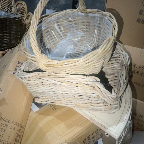 进口印尼藤抽屉送进口印尼藤提篮中号