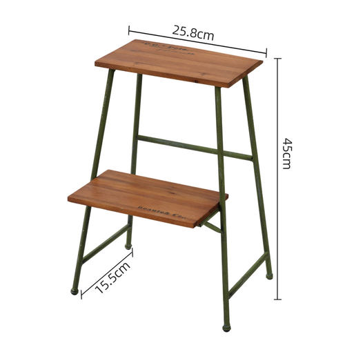 日系铁艺梯子花架置物架花园杂货装饰摆件户外庭院
