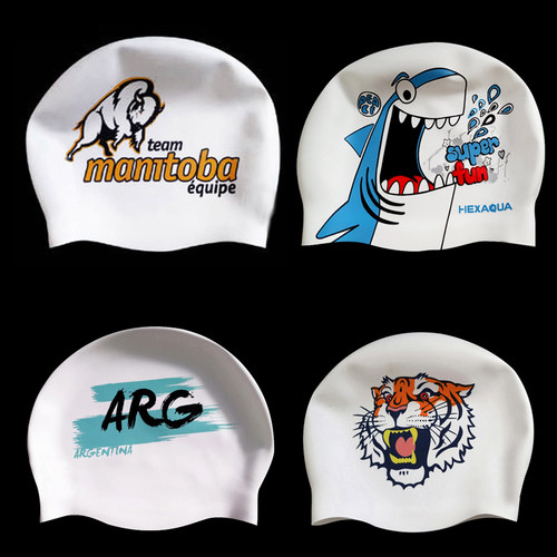 成人儿童泳帽硅胶微疵