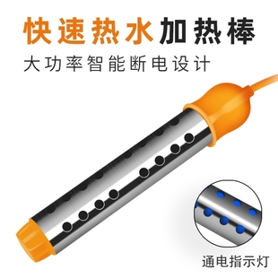 投入式 控温稳定加热棒水池发热管学生用大功率电加热烧水棒泡澡