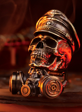 奢侈品黄铜复古摆件打火机