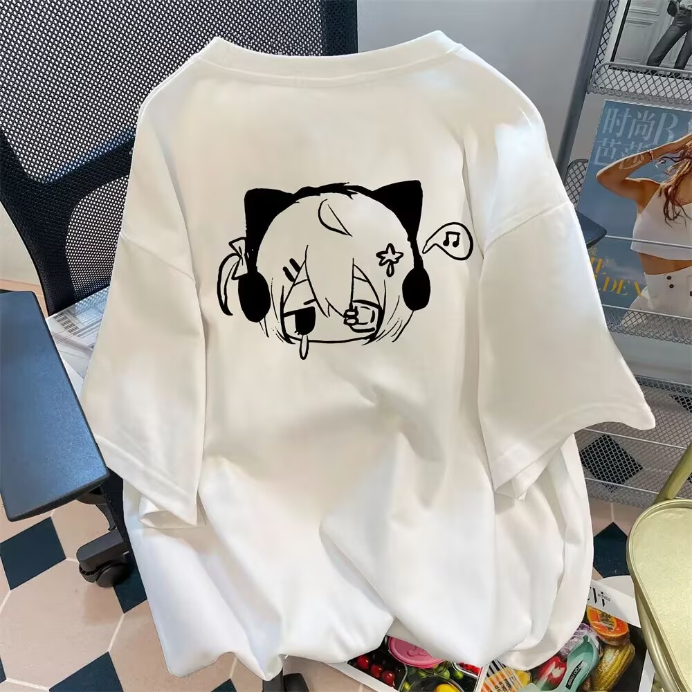 日系可爱卡通短袖t恤女夏季宽松