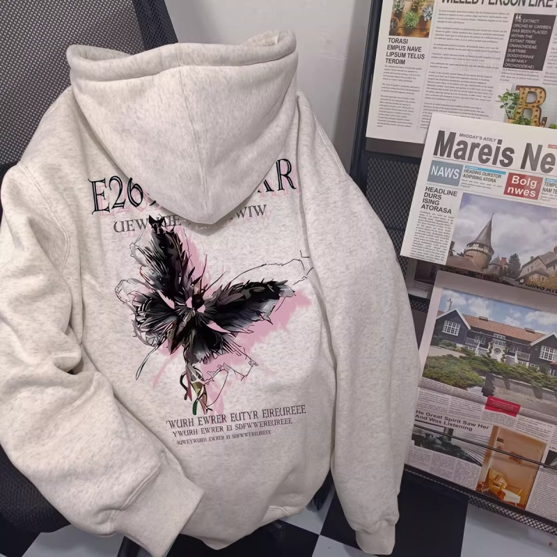 美式高街hiphop重磅连帽卫衣男女