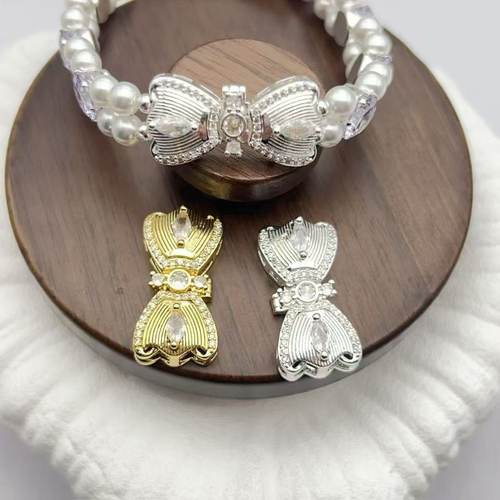 韩版蝴蝶结链接扣蝴蝶扣头