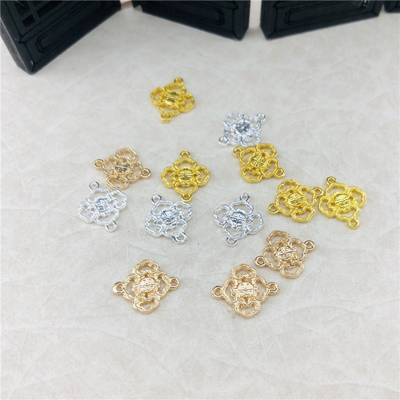 diy饰品配件合金云纹流苏挂件吊坠古风发簪步摇簪子材料