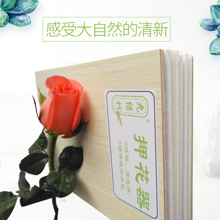 九绿竹专业新款手工押花器压花器水果片干花包制作工具压花套装