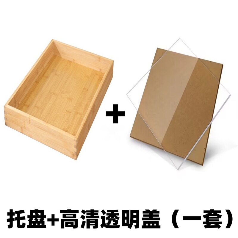 寿司摆摊托盘带盖一元自选专用长方形展示盘子烘焙糕甜点饭团盒子