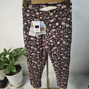 丰容新款棉裤2520印花女款打底外穿护膝护腰羊毛高腰大码